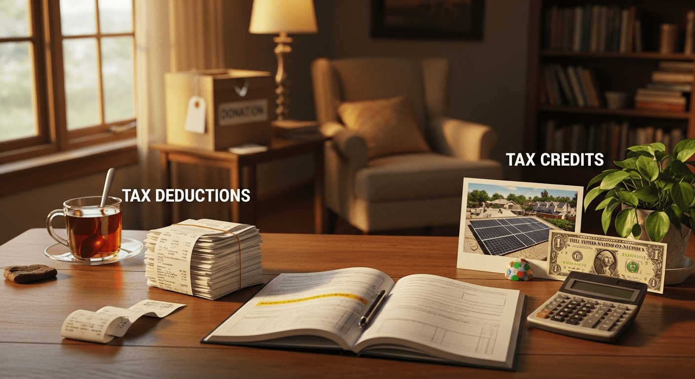 tax deductions vs tax credits