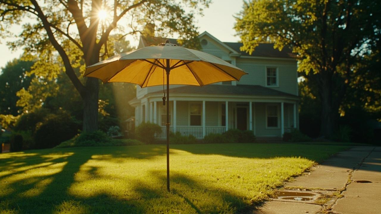 Umbrella insurance protection illustration