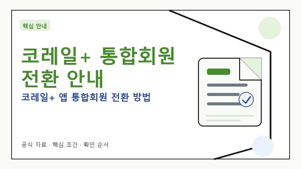 스마트폰 화면에 코레일+ 앱 로고가 표시된 모습